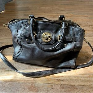 Michael Kors Brown Leather Hudson Bag